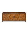 Macy's Prescott 84" Mappa Burl Entertainment Console In Brown Mappa