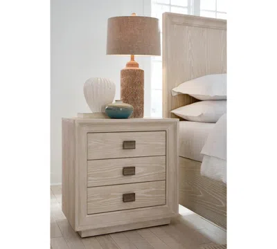 Macy's Priya 3-drawer Nightstand In Sugar