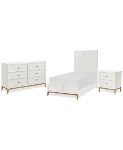 Macy's Rachel Ray Chelsea 3-pc. Bedroom Set (twin Bed, Small Dresser & Small Nightstand) In No Color