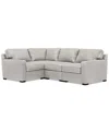 MACY'S RADLEY 101" 4-PC. LEATHER CORNER SECTIONAL, CREATED FOR MACY'S