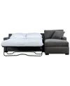 Macy's Radley 2-pc. Fabric Sleeper Sectional, Exclusively At  In Gray