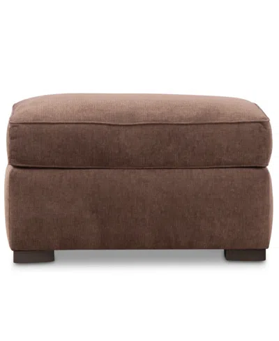 Macy's Radley 32" Fabric Ottoman, Created For  In Brown