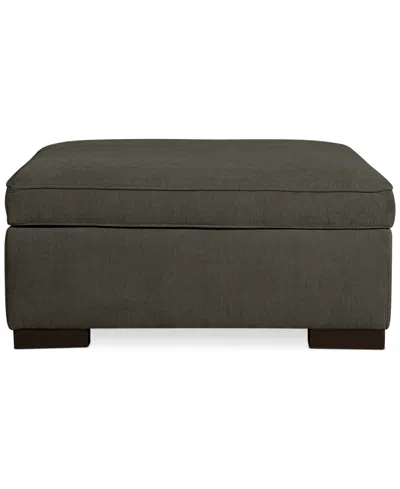 Macy's Radley 36" Fabric Storage Ottoman, Created For  In Green