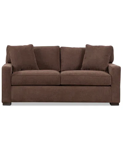 Macy's Radley 62" Fabric Loveseat, Created For  In Brown