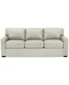 MACY'S RADLEY 74" LEATHER APARTMENT SOFA, CREATED FOR MACY'S