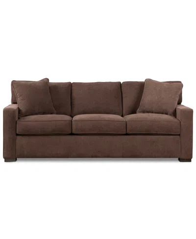 Macy's Radley 86" Fabric Sofa, Created For  In Brown
