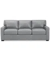 MACY'S RADLEY 86" LEATHER SOFA, CREATED FOR MACY'S