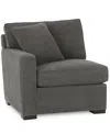 Macy's Radley Fabric One-arm End Chair In Gray