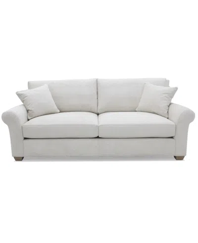 Macy's Reiter Fabric Sofa, Exclusively At  In Linen
