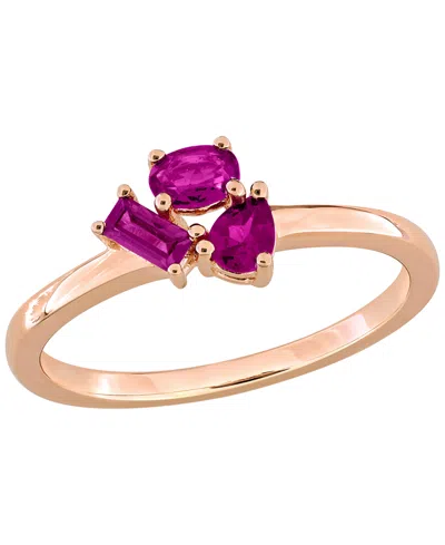 Macy's Rhodolite (5/8 Ct. T.w.) Ring In Sterling Silver (also Available In Blue Topaz) In Gold