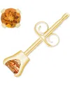 Macy's Rhodolite Garnet Stud Earrings (1/4 Ct. T.w.) In 14k White Or Yellow Gold (also In Citrine, Sky Blue In Citrine,yellow Gold