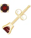Macy's Rhodolite Garnet Stud Earrings (1/4 Ct. T.w.) In 14k White Or Yellow Gold (also In Citrine, Sky Blue In Garnet,yellow Gold