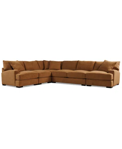 Macy's Rhyder 143" 5-pc. Fabric L Sectional, Exclusively At