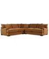 Macy's Rhyder 3-pc. Fabric L Sectional, Exclusively At