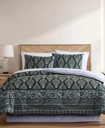 Macy's Riyan Chic 8-piece Comforter Sets In Green