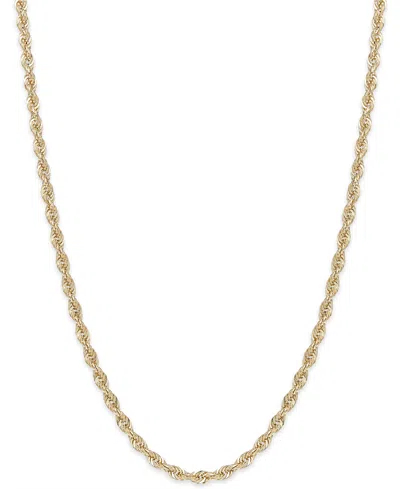 Macy's Rope Chain 16" Necklace (1-3/4mm) In 14k Yellow Gold