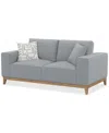 Macy's Rosecrans 72" Fabric Apartment Sofa, Created For  In Grey