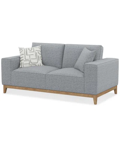 Macy's Rosecrans 72" Fabric Apartment Sofa, Created For  In Grey