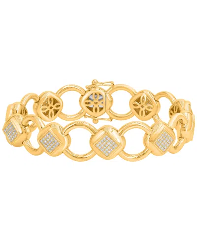 Macy's Round Diamond Bracelet (1 Ct. T.w.) In 14k Yellow Gold