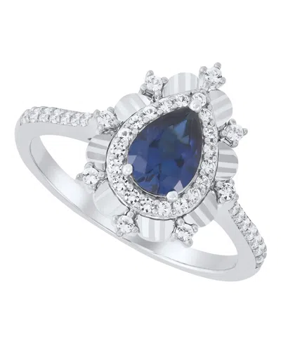 Macy's Ruby (3/4 Ct. T.w.) & White Sapphire (1/3 Ct. T.w.) Ring In 14k Yellow Gold-plated Sterling Silver (