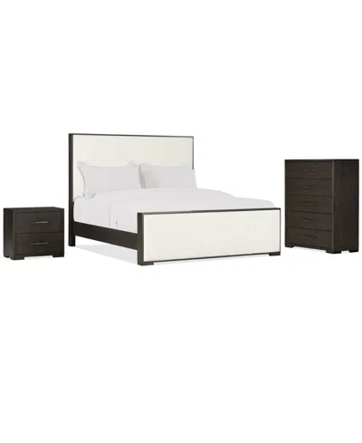 Macy's Ryder 3-pc. Oak Veneer California King Bed, Chest And Nightstand Set In Multi