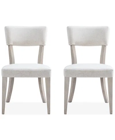 Macy's Sadie 2-pc. Upholstered Side Chair Set, Created For  In Gray