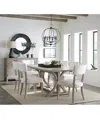 Macy's Sadie 7-pc. Rectangular Dining Set (table & 6 Upholstered Side Chairs), Created For  In Gray
