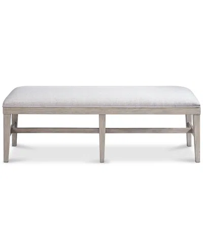 Macy's Sadie Dining Bench, Created For  In Gray