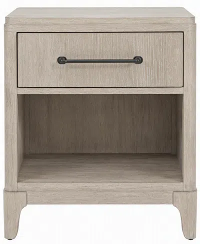 Macy's Sadie One Drawer Wood Nightstand,  Exclusive In Open