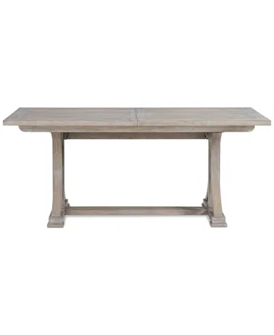Macy's Sadie Rectangular Dining Table, Created For  In Gray