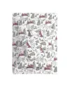 Macy's Sanders Holiday Printed Microfiber 4-pc. Sheet Set, King In Multi