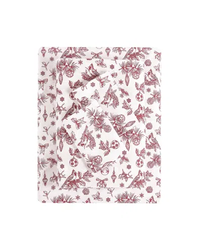 Macy's Sanders Holiday Printed Microfiber 4-pc. Sheet Set, Queen In Brown