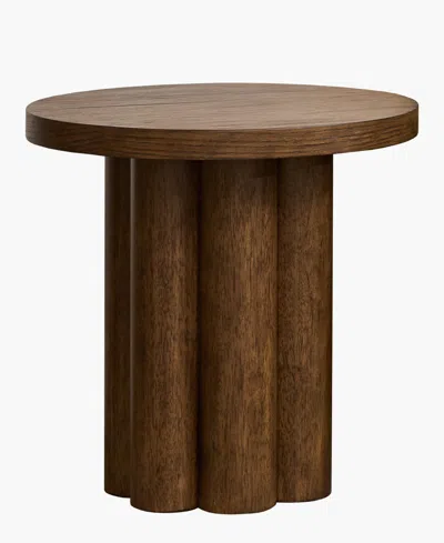 Macy's Santa Cruz 24" Wood Bunching End Table