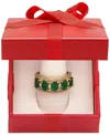 Macy's Sapphire (2-7/8 Ct. T.w.) & Diamond (1/3 Ct. T.w.) Ring In 14k White Gold (also In Emerald, Tanzanit In Emerald,yellow Gold
