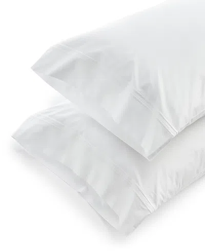 Macy's Sferra Grand Hotel Cotton Pillowcase, King In White,white