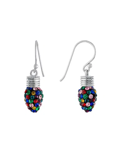 Macy's Silver-tone Crystal Drop Earrings In Metallic
