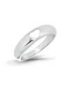 Macy's Silver-tone Open Heart Ring In Silver