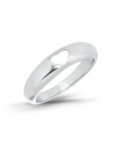 Macy's Silver-tone Open Heart Ring