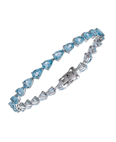 Macy's Sky Blue Topaz (13.50 Ct. T.w.) Bracelet In Sterling Silver (also Available In Multi-stones)