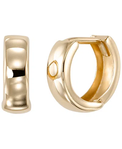 Macy's Small Huggie Earrings In 14k Yellow Gold