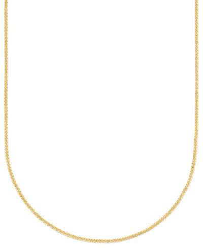 Macy's Sparkle Chain 16" Necklace In 10k Yellow Gold (2mm),  Exclusive