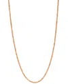 Macy's Sparkle Chain Necklace 18" (1-1/2mm) In 14k Rose Gold In Rose Gold