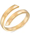 Macy's Spiral Ring In 10k Yellow Gold In Gold