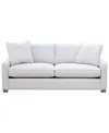 Macy's Stacia 82" Fabric Dynamic Suspension System Sofa In White