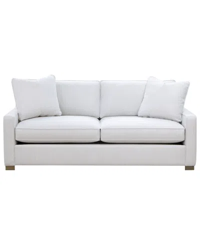 Macy's Stacia 82" Fabric Dynamic Suspension System Sofa In White