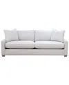 Macy's Stacia 97" Fabric Deep Seated Sofa In Neutral