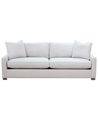 Macy's Stacia 97" Fabric Deep Seated Sofa In Neutral