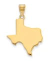 Macy's State Charm In 14k Yellow Gold In Texas