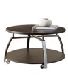 Macy's Steve Silver Coham 35" Round Laminate Top Cocktail Table