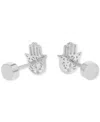 Macy's Stud Earrings In Sterling Silver In Silver